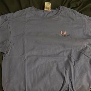 Simply Southern Lavender Tee with Pink Bow